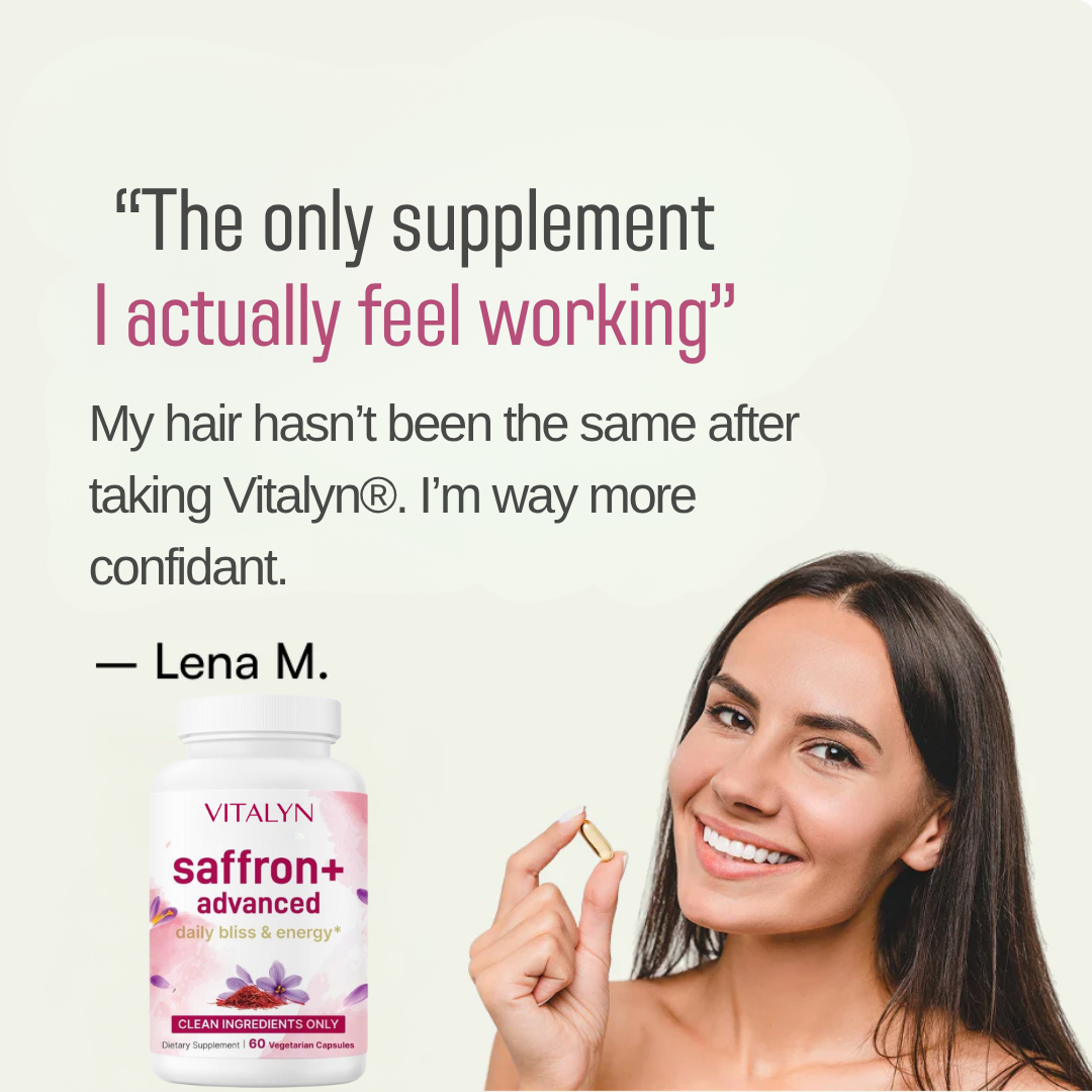 Vitalyn® Saffron+ Advanced Supplements, 60 Veggie Capsules