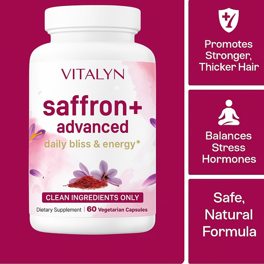Vitalyn® Saffron+ Advanced Supplements, 60 Veggie Capsules